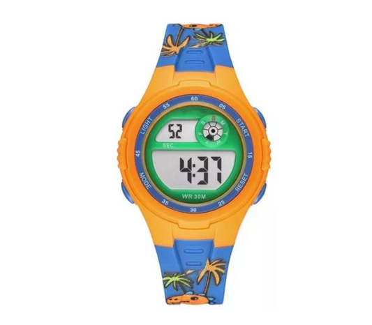 Stylish LED Back Light Kids Watch Above 5 Years Digital Watch - For Boys